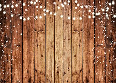 #ad LTLYH 7x5ft Brown Wood Photography Backdrop Photographers Brown Photo Backdro... $20.56