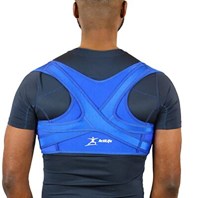 #ad Posture Corrector for Women and Men Adjustable Upper Back Brace Shoulder Brac... $35.57