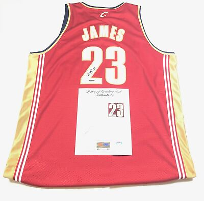 #ad LeBron James Signed Jersey Upper Deck PSA DNA Auto Grade 9 Cavaliers Autographed $11199.99