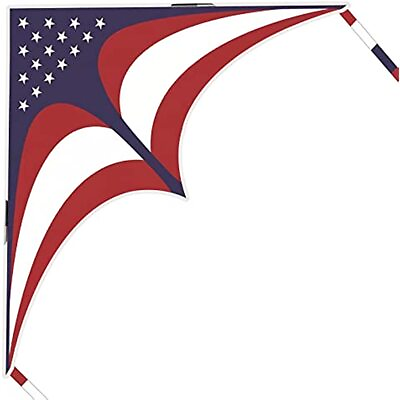#ad American Flag Delta Kite for Kids amp; Adults Easy to Fly for Beginner $16.99