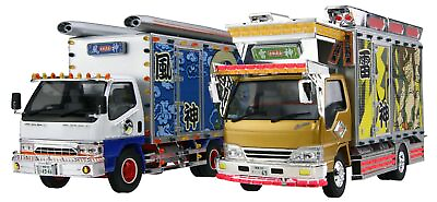 #ad Aoshima 1 32 The Dekotora Series No.3 Fujin Raijin Model kit Pimped out Truck $86.64
