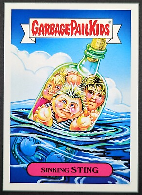 #ad Sinking Sting The Police 2017 Garbage Pail Kids Punk Bands Topps Card #2a NM $2.95