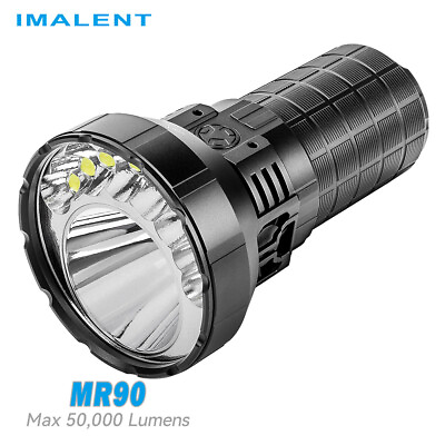 #ad IMALENT MR90 50000lumens flashlight Spot and flood flashlight CREE XHP70 LED $359.94