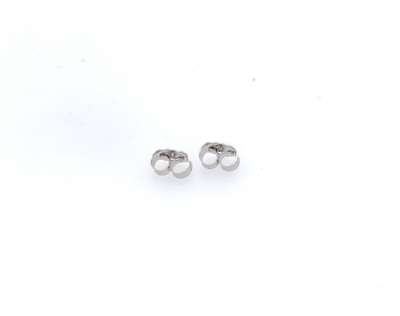 #ad 14K Solid White Gold Single Push Back Replacement for Earrings Medium $8.99