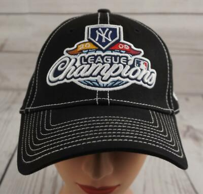 #ad New York Yankees 2009 League Champion Baseball Hat One Size New Era Black St8 $22.95