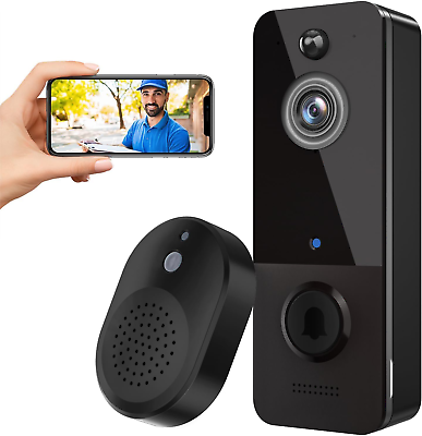 #ad Video Doorbell Camera Wireless 2 Way Audio Included Chime Ring AI Human Detect $29.88