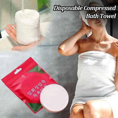 #ad 140*70cm Disposable Bath Towel Compressed Towel Travel Quick Drying Towel♻ $2.20