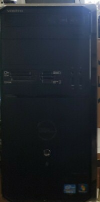#ad Dell Vostro 260 Desktop Tower bare bones caseDVD RW FAN Front panel cables $34.99