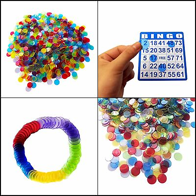 #ad Bingo Pieces 3 4 Inch Yuanhe Transparent 1000 Chips Colors Several Yh Poker $14.05