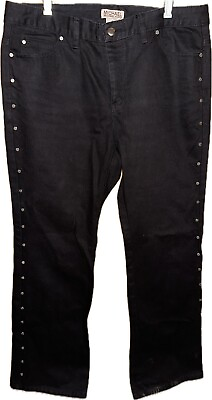 #ad Michael Kors Black Embellished Jeans Size 10 $23.50