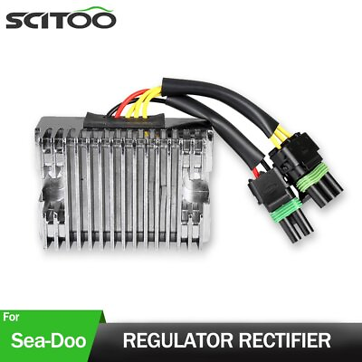 #ad SCITOO Silver Voltage Regulator Rectifier For Sea doo Sea Doo GTI LE RFI 2003 04 $32.26