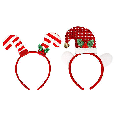 #ad Xmas Hat Christmas Headband Santa Claus Leg Xmas Hair Band Christmas Decor $8.89