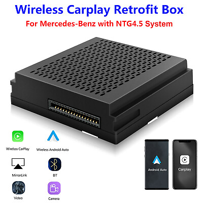 #ad Retrofit Kits Wireless CarPlay Android Auto For Mercedes Benz NTG4.5 System 5.8quot; $161.49