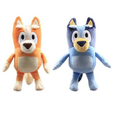 #ad Bluey Stuffed Soft Toys Bingo Dog Friends Plush Doll Pair Kids Toy Xmas Gift $17.99