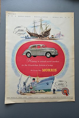 #ad Ramp;L Ex Mag Vintage Advertisement: BMC Morris Oxford Shipping Design GBP 8.00
