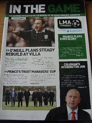 #ad 01 03 2009 League Managers Association: In the Game The Quarterly Newsletter Fo GBP 3.99