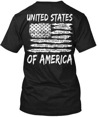 #ad The Pledge Of Allegiance United States America T Shirt $21.97