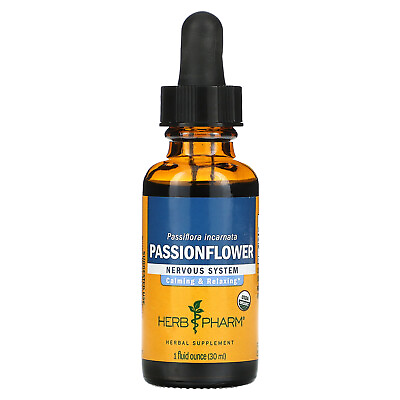 #ad Herb Pharm Passionflower Flowering Herb 1 fl oz 29 6 ml Gluten Free Organic $15.68