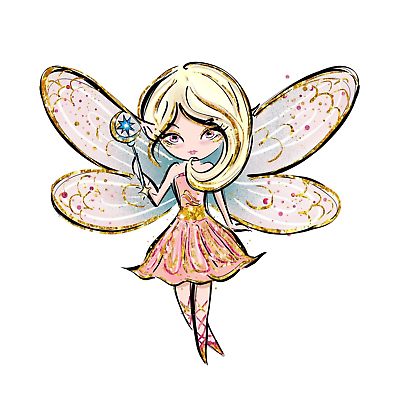 #ad Cute Fairy Girl Sticker $3.20