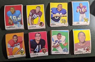 #ad 1969 Topps Football Cards You U Pick Low Grade Filler But Affordable $1.50
