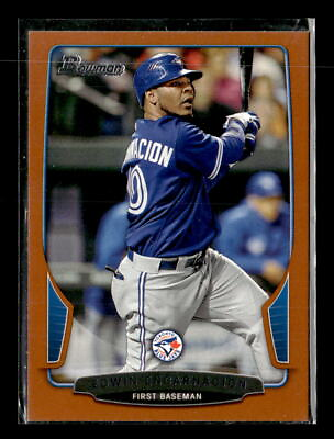 #ad 2013 Bowman Edwin Encarnacion #123 250 Orange Toronto Blue Jays $4.99