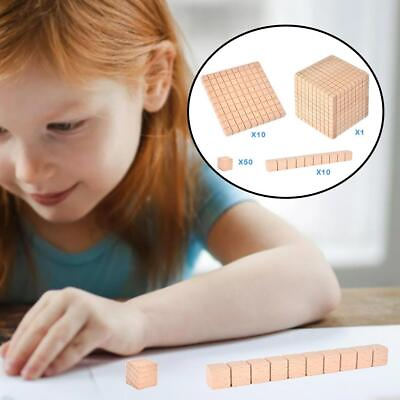 #ad Montessori DIY Blocks Math Manipulative Counting Toy $60.81