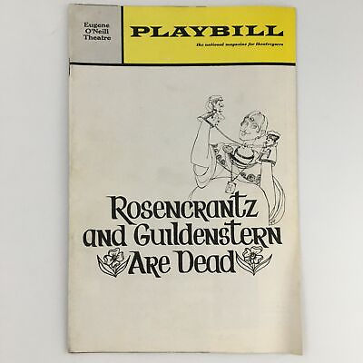 #ad 1967 Playbill Eugene O#x27;Neill Theatre #x27;Rosencrantz and Guildenstern are Dead#x27; $32.00