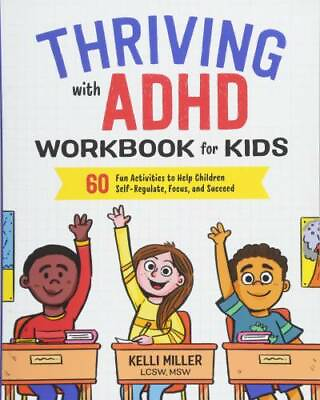 #ad Thriving with ADHD Workbook for Kids: 60 Fun Activities to Help Children GOOD $5.83
