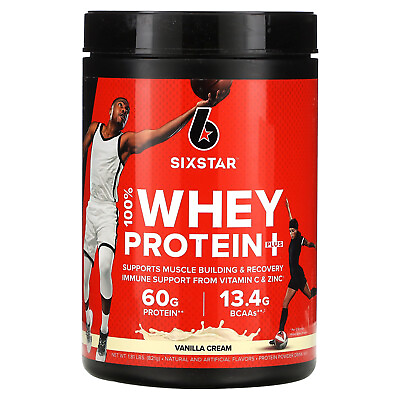 #ad 100% Whey Protein Plus Vanilla Cream 1.81 lbs 821 g $27.82
