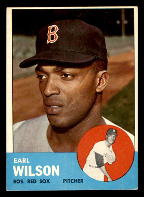 #ad 1963 Topps #76 Earl Wilson Boston Red Sox $5.71