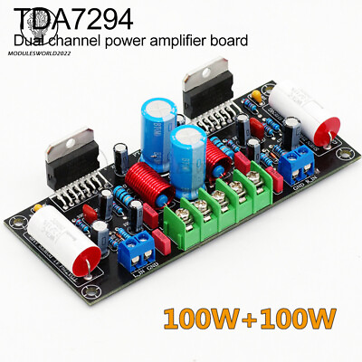 #ad Dual Channel TDA7294 HIFI Audio Power Amplifier Board DIY Parts Kit 100W100W US $23.99