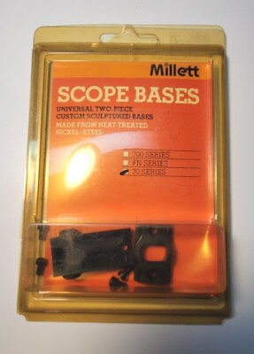#ad Millett Universal Two Piece Custom Sculptured Scope Bases for Winchester 70 $17.95