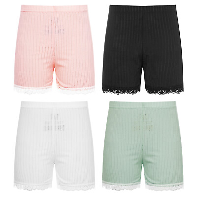 #ad Kids Breathable Shorts Stretch Girls Soft Bike Short Safety Homewear Cotton $7.19