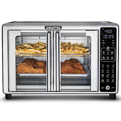 #ad New Gourmia 6 Slice Digital Toaster Oven Air Fryer with 19 One Touch Presets $78.05