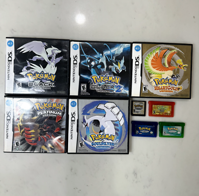 #ad Authentic Pokemon Video Games Collection for GBA Nintendo DS 3DS Pick and Choose $134.99