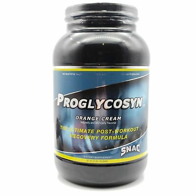 #ad SNAC Proglycosyn Ultimate Post Workout Recovery Formula Orange Cream 2.6 Pound $44.99