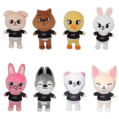 #ad 8quot; Skzoo Stray Kids Plush Doll Stuffed Animal Toy Cartoon Cute Anime Doll Leebit $56.99