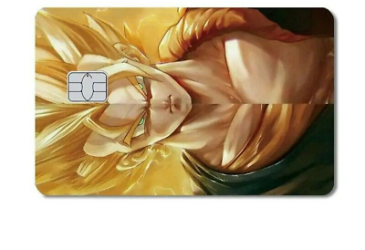 #ad Vegito Ssj Dragon Ball Z Credit Debit Cards Skin Sticker Small Chip $9.99