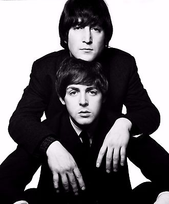 #ad GLOSSY PHOTO PICTURE 8x10 Paul Mccartney John Lennon The Beatles $3.98