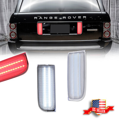 #ad 2x Clear LED Rear Tailgate Reverse Backup Lights For Land Rover Range Rover L322 $49.99