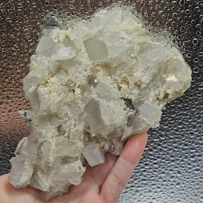 #ad 364g Sugar Quartz Pyrite Calcite Fluorescent Minerals Crystals Fujian China $200.00