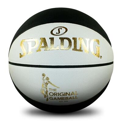 Spalding Original Game Ball Black amp; White Basketball Size 7 Indoor Outdoor AU $62.99