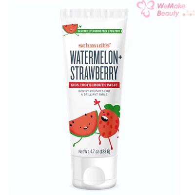 #ad Schmidt#x27;s Watermelon Strawberry Kids Tooth Mouth Paste 4.7oz 133g New $8.95