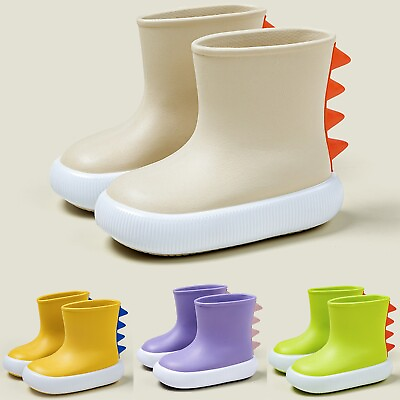 #ad Classic Children Rainboots Children Water Shoes Rain Boots Kids Rubber Shoes $18.99