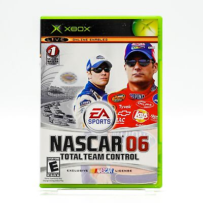 #ad Microsoft Xbox Nascar 06 Total Team Control Racing Game amp; Manual EA Sports 2005 $14.95