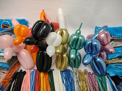 #ad CHOOSE QTY AND COLOR: Qualatex 260Q twisting animal balloons BEST in US chrome $3.99
