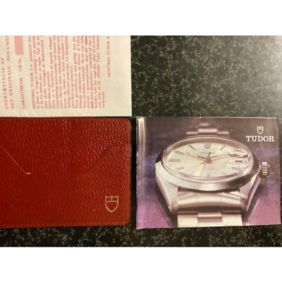#ad Rare rare Tudor TUDOR Tudor booklet pass case 91 years $214.62