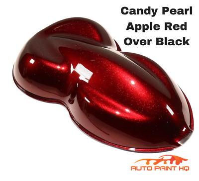 #ad Candy Pearl Apple Red Over Black Basecoat Gallon Paint Kit High Solids Clear $599.95