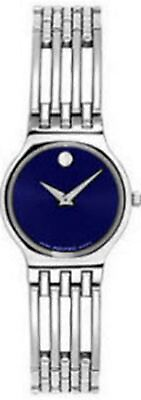 #ad Movado 0604123 Esperanza MOP Blue Dial Women#x27;s Swiss Watch $379.00