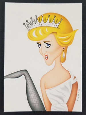 #ad Princess Diana 1993 Cartoon Royal Family Card #66 NM $4.95